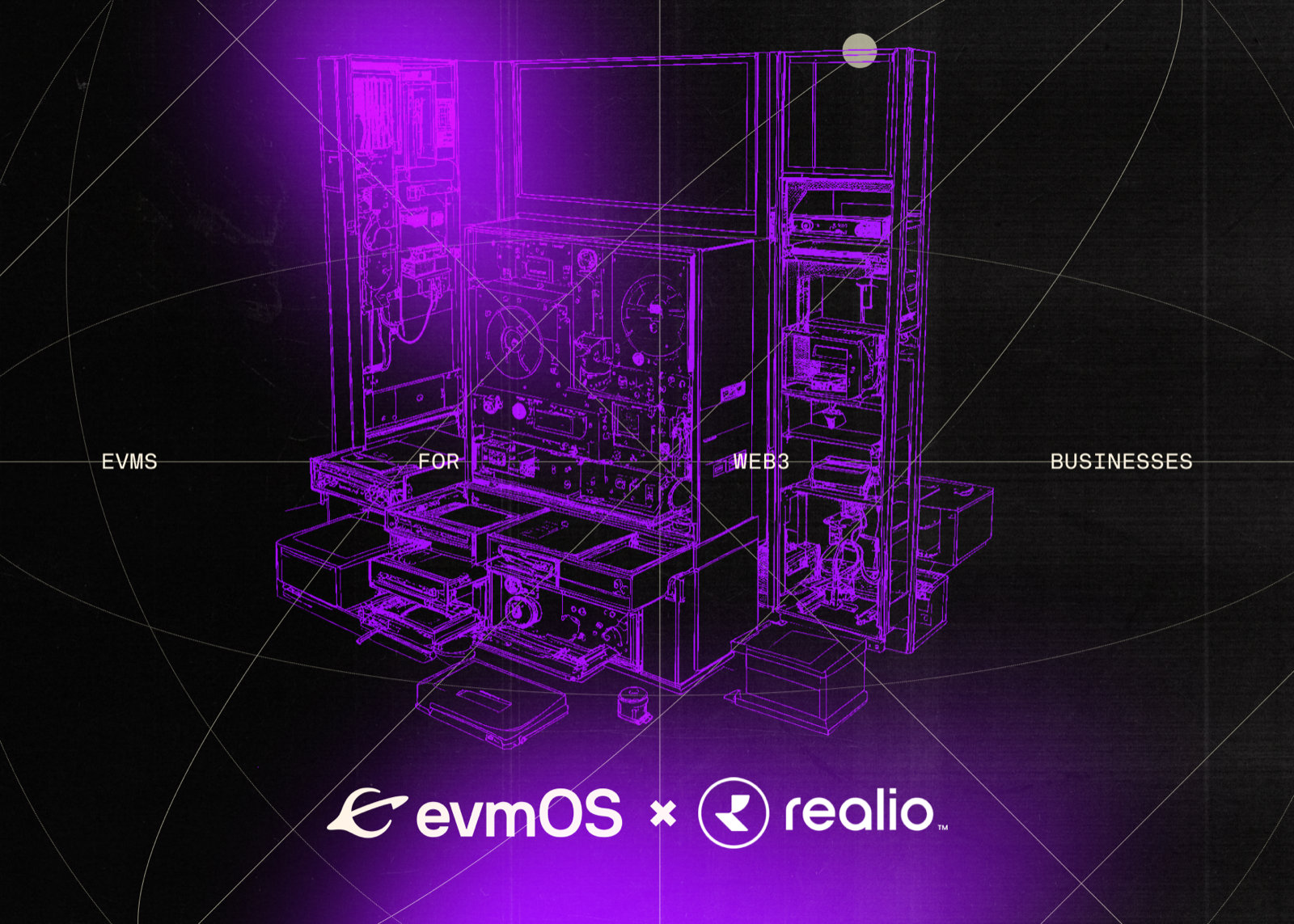 Evmos × Realio partnership graphic