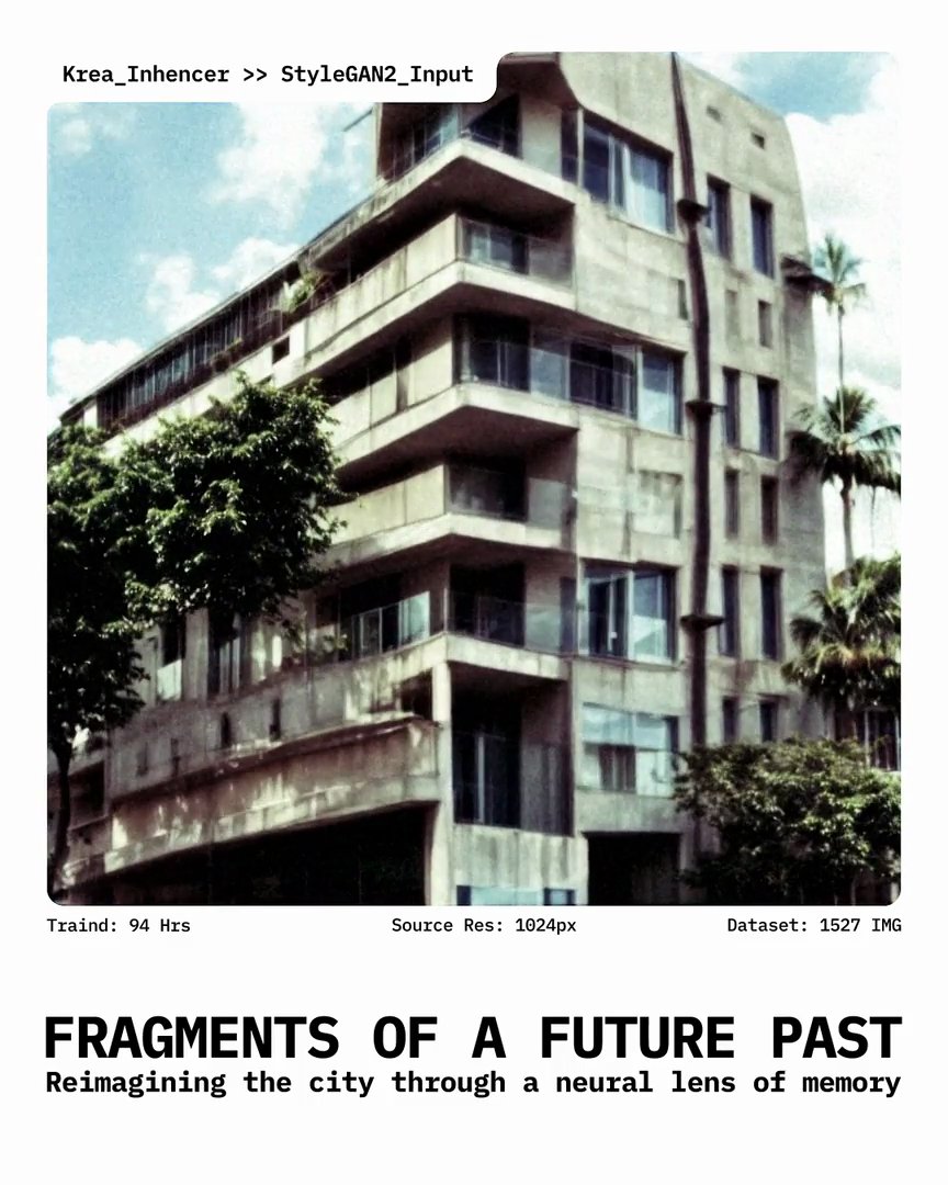One dreamt building in three versions, side by side